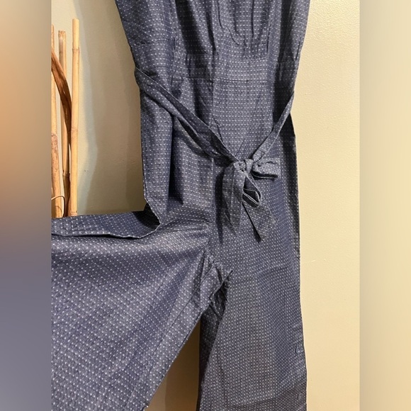 Black Swan Womens Wide Leg Buttons Angelica Jumpsuit Blue Size S NWT - Picture 3 of 16